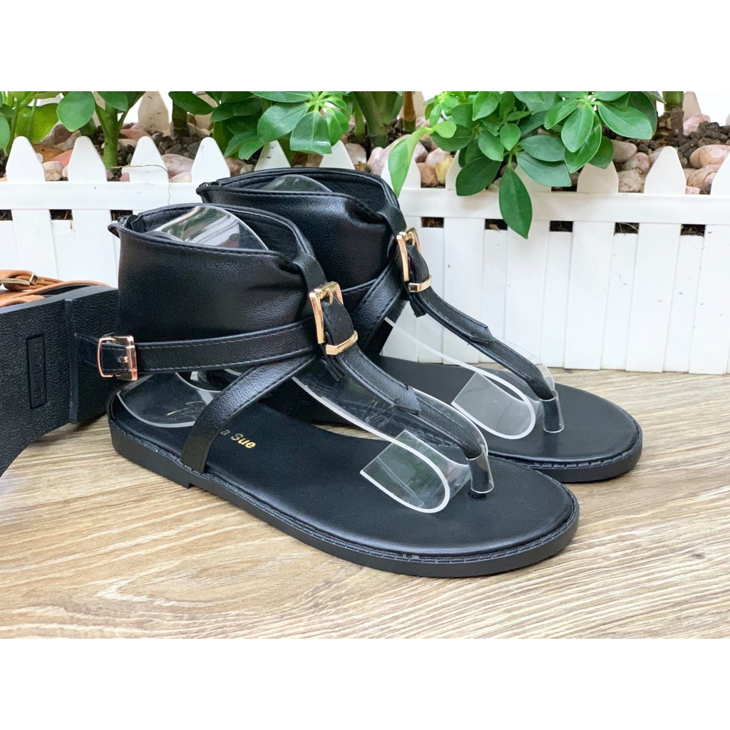 Giày sandal chiến binh khóa giữa|Giày sandal nữ