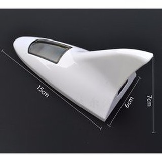 Ăng Ten Vây Cá Có Đèn LED Cho Ô TÔ (Trắng)