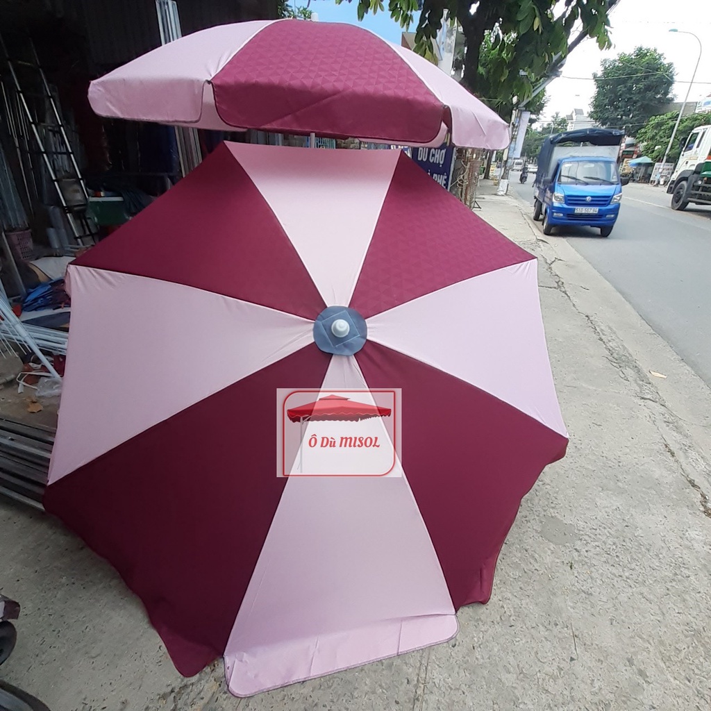 BỀN VÀ ĐẸP DÙ TRUNG BÌNH ĐƯỜNG KÍNH 2M2 đến 3M CÓ KÈM THEO ĐẾ