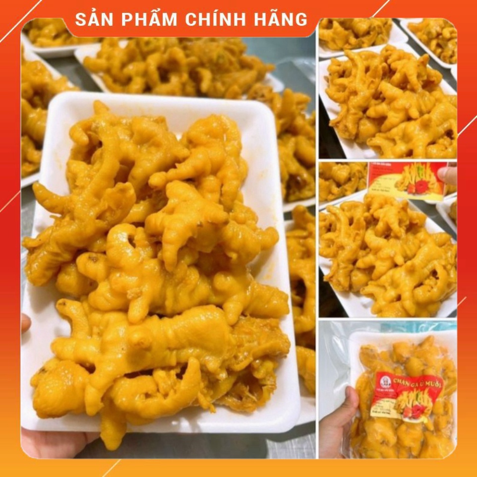 [ ĂN LIỀN - HỎA TỐC] 350G chân gà rút xương Ủ MUỐI hàng ngon, sạch ăn  tại tp hcm - thucphamnuongfood