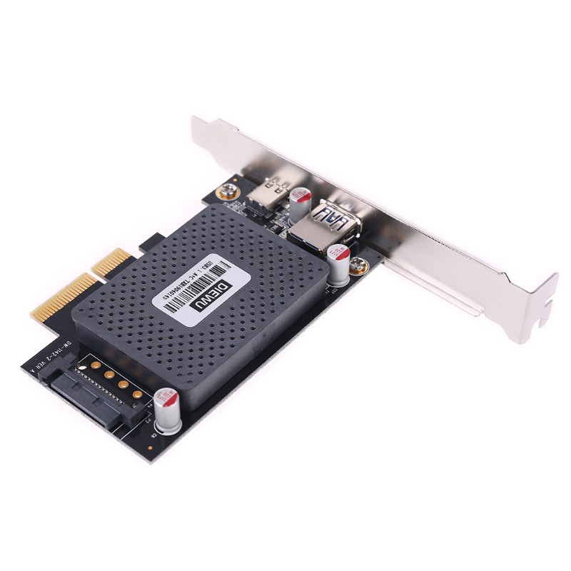 Card Chuyển Đổi 10gb / S Pci Express Pcie Sang Usb Type A Type C Riser Card Với Sata 15 Pin | BigBuy360 - bigbuy360.vn