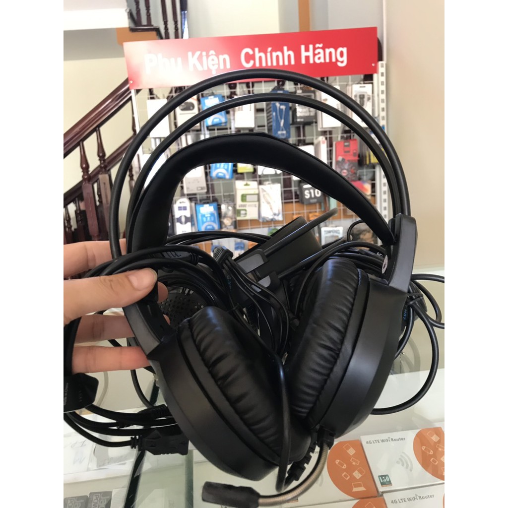 Tai Nghe Gaming GNET H3T Có Mic, Màu đen, G-Net H3T Gaming Headphone