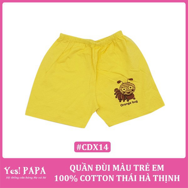 Quần đùi màu trẻ em 100% cotton Thái Hà Thịnh