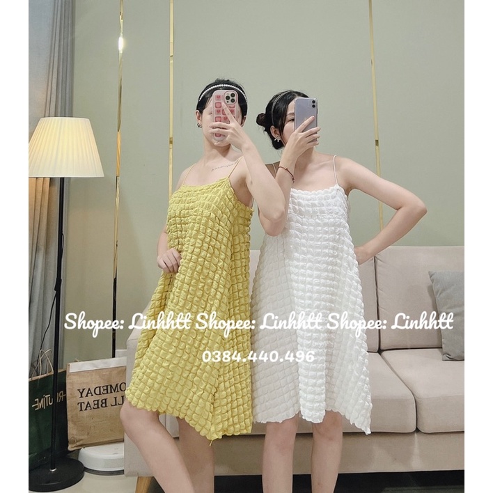 VÁY 2 DÂY XỐP BABYDOLL ULZZANG
