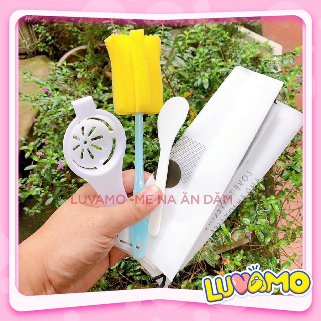 Bộ dụng cụ về sinh máy xay ăn dặm cho bé