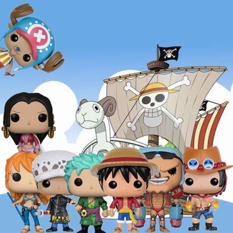 Funko POP Mô Hình Đồ Chơi Nhân Vật Luffy Choba Law ACE Trong Phim Hoạt Hình 10cm