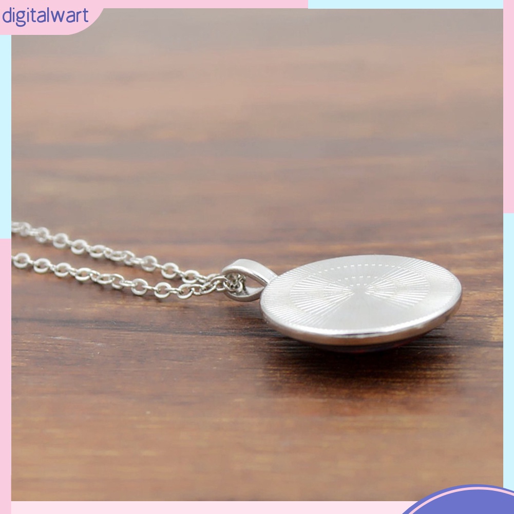 Vòng cổ Mặt Kính Cabochon Hình Chim Phượng Hoàng Phong Cách Vintage