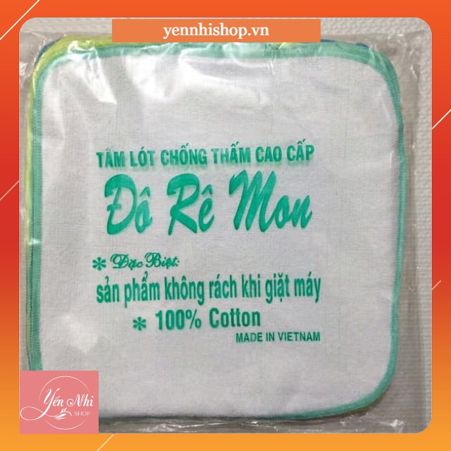 Set 5 miếng lót chống thấm Doremon hàng loại 1 giặt được bằng máy
