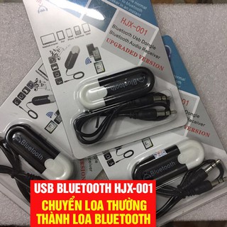 Usb bluetooth hjx 001 chuyển loa thẻ nhớ thành loa blutooth - có jack audio