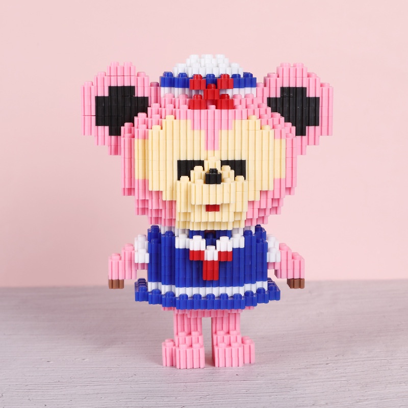 Mới Bộ Đồ Chơi Lắp Ráp Gấu Trúc Cho Bé