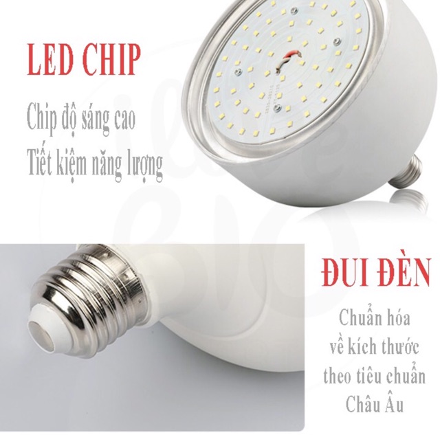 Bóng đèn led trụ tròn tiết kiệm năng lượng 5w-50w