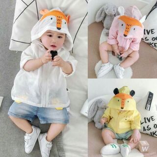 Áo chống nắng cho bé,mùa hè nóng bức mỗi bé nên cls 1 chiếc áo chống nắng bảo về nàn da mỗi khi ra ngoài cùng bố mẹ.....