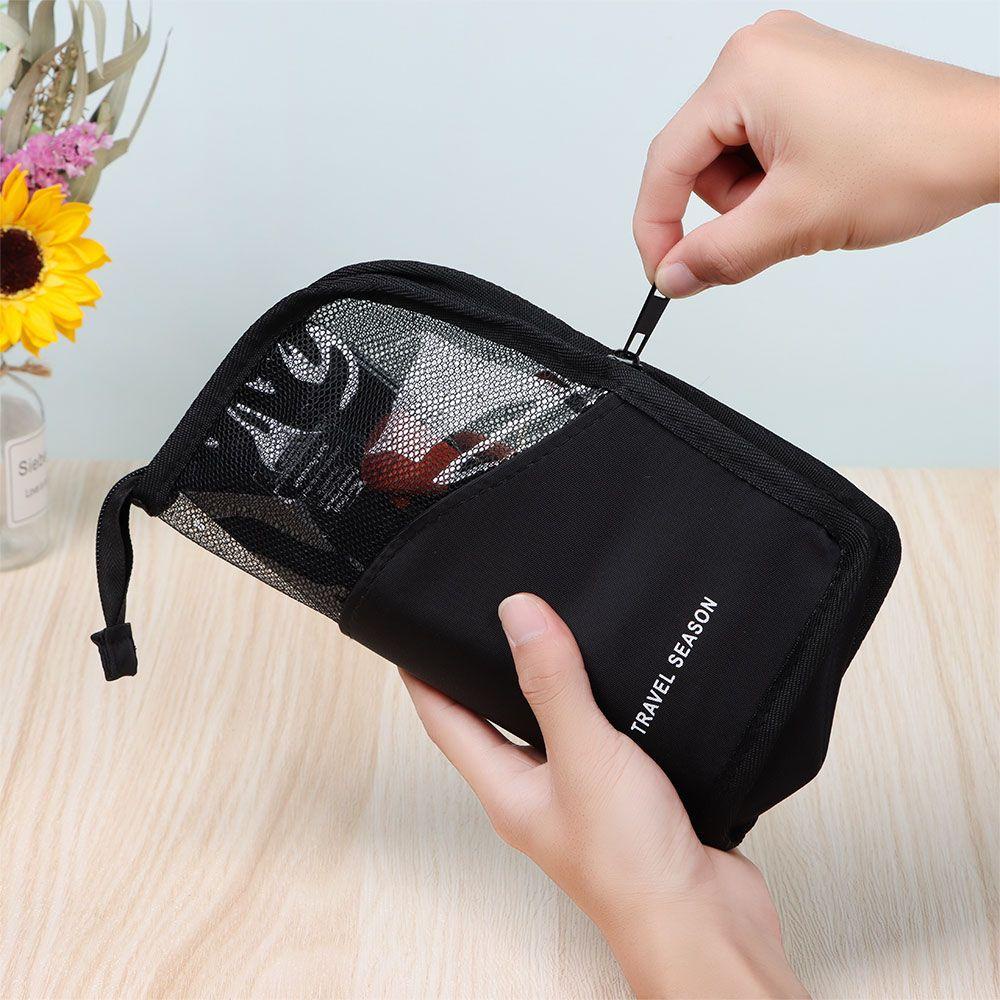 .Túi Đựng Cọ Trang Điểm Chống Thấm Nước Tiện Dụng Khi Đi Du Lịch Giá Đỡ