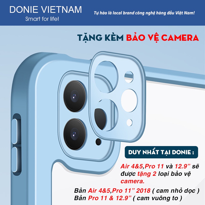 Bao Da Ipad Bản Premium Nam Châm Tháo Rời Cho Pro 11, Pro 12.9 Air 4,5 Gen 7,8,9 - Vỏ Ốp Ipad Có Khe Đựng Sạc Bút
