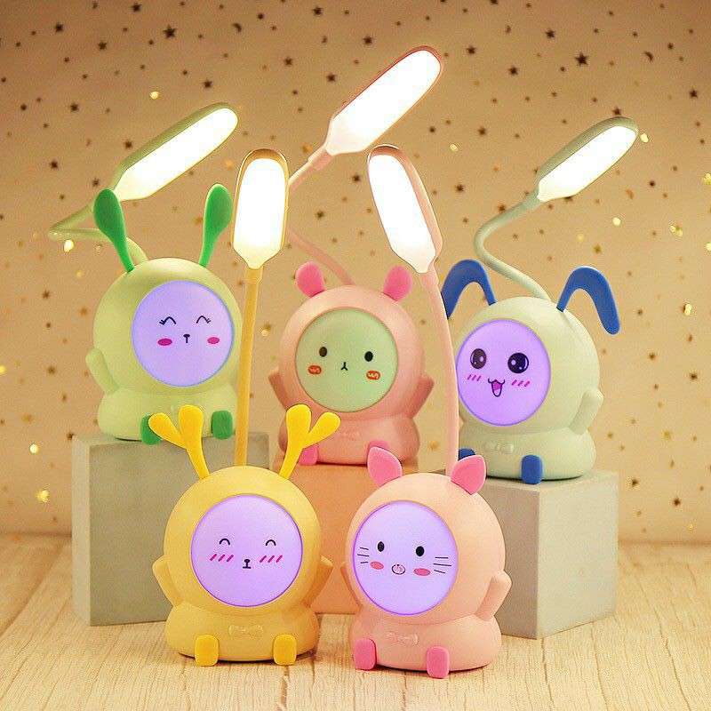 Đèn bàn học mẫu thú cute sạc usb