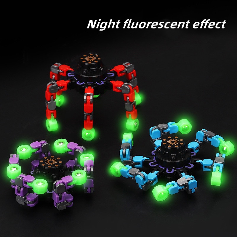 Đồ Chơi robot Biến Hình Bằng Ngón Tay Sáng Tạo 4 Màu Tùy Chọn Cho Trẻ Em