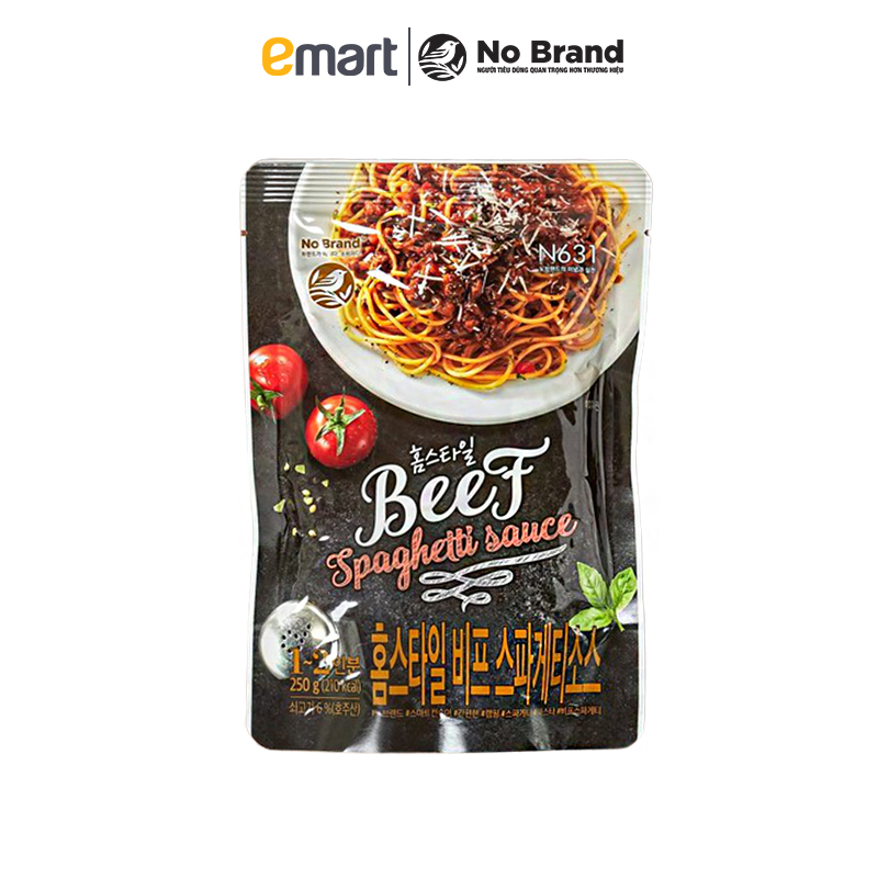 Nước Sốt Spaghetti Bò No Brand 250g - Emart VN