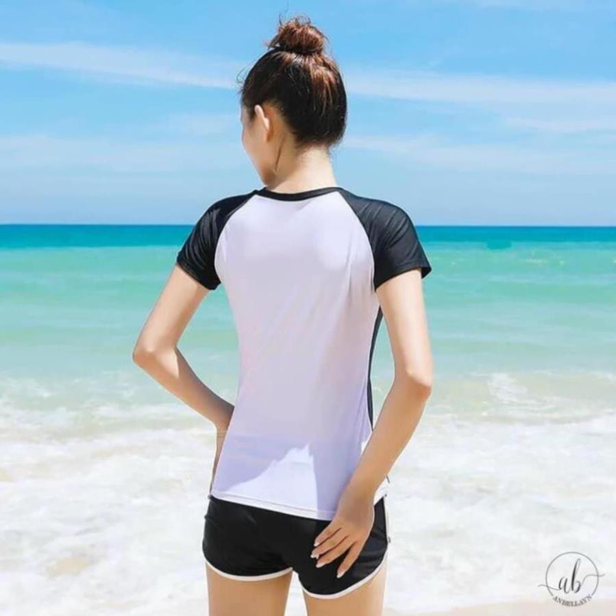 XẢ Áo bơi nữ ngắn tay lẻ hoặc kết hợp quần đùi, quần dài, quần lửng Freesize ! * 👙 ཾ