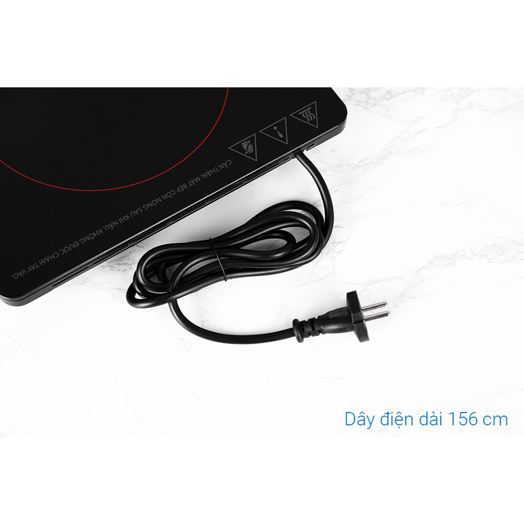 Bếp điện từ đơn kèm nồi lẩu Toshiba IC-20S1PV 2000W - Hàng chính hãng