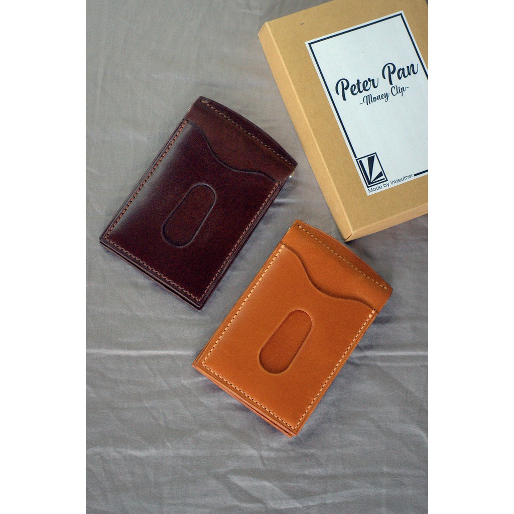 [ Peter Pan Money Clip ] Ví nam da thật thủ công