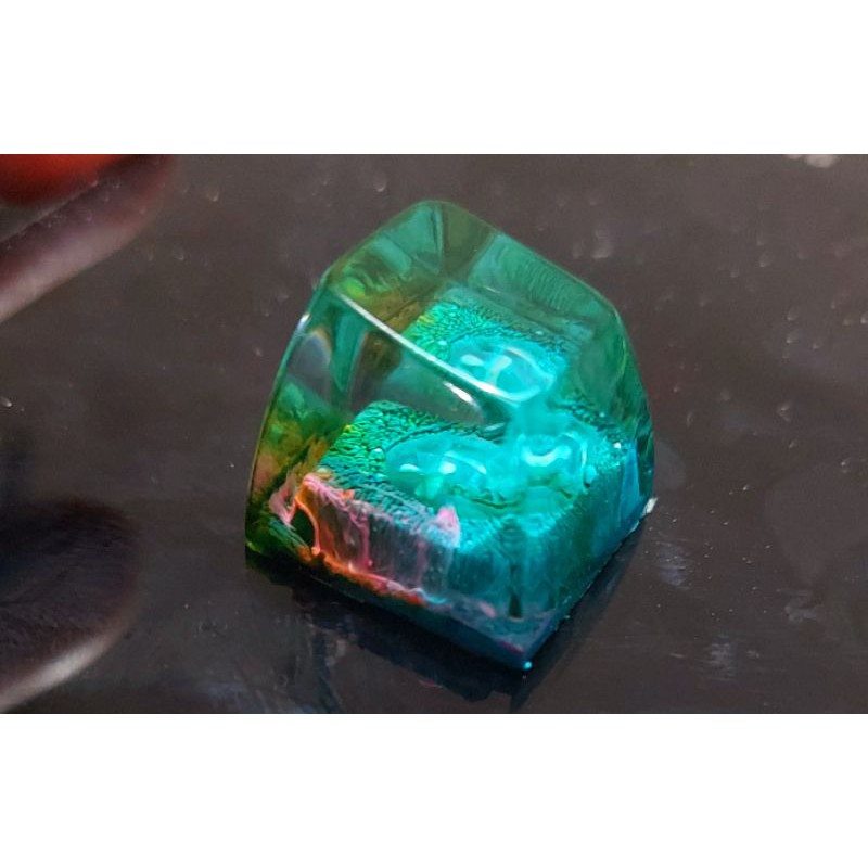 Khuôn silicon làm keycap profile SA R1 cực bóng (không cần đánh bóng).