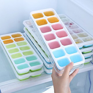 💓Khay Đá Silicon Có Nắp Đậy💓KHAY LÀM ĐÁ HOT MÙA HÈ NĂM NAY💓