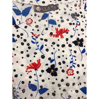 Đồ bộ mặc nhà áo hoa cotton đùi (A1S1)