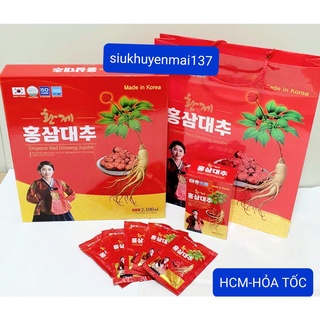 hộp 30 gói Nước hồng sâm hàn quốc  táo đỏ daehan 70ml 1 gói, hsd: 2/12/2024