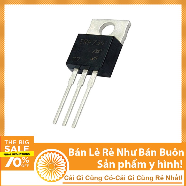 IC công suất MOSFET IRF730 TO-220 10A 400V