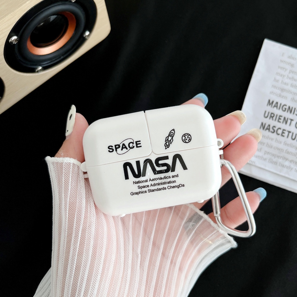 NASA Vỏ Bảo Vệ Hộp Sạc Tai Nghe AirPods3gen 2021 AirPods3 AirPodsPro Airpods2 Ốp