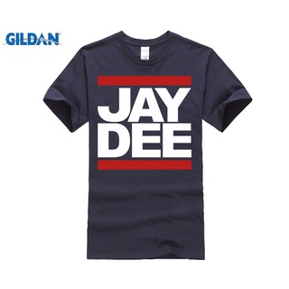 Diy Jay Dee AKA J Dilla T-Shirt Brand T-Shirt Men Discount Cotton T Shirts Tops Navy