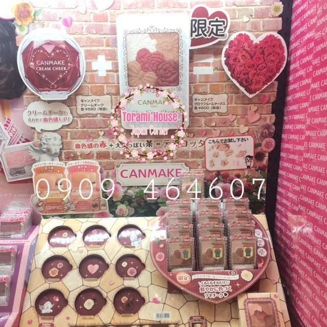 Phấn má hồng Canmake Glow Fleur cheeks