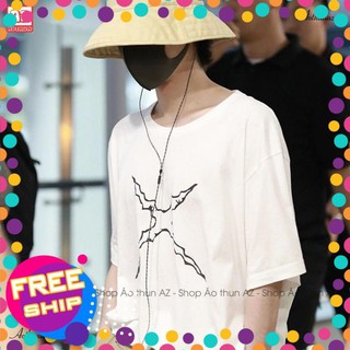 (GIÁ TỐT) Áo thun Anime One Piece in hình vết sẹo Luffy tay lỡ ( lửng ) - Vải Cotton Thái L2445