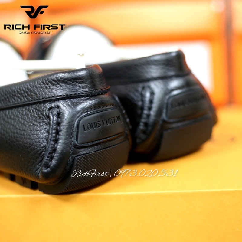 Giày Moca LV Da Bò