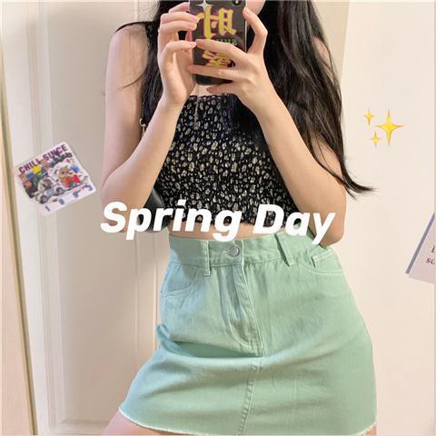 New sexy pleated floral suspender vest for women's bottom bra and sleeveless outer wear. | BigBuy360 - bigbuy360.vn