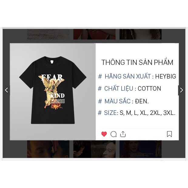 Áo phông Nelly Heybig tay ngắn - Fear Kind