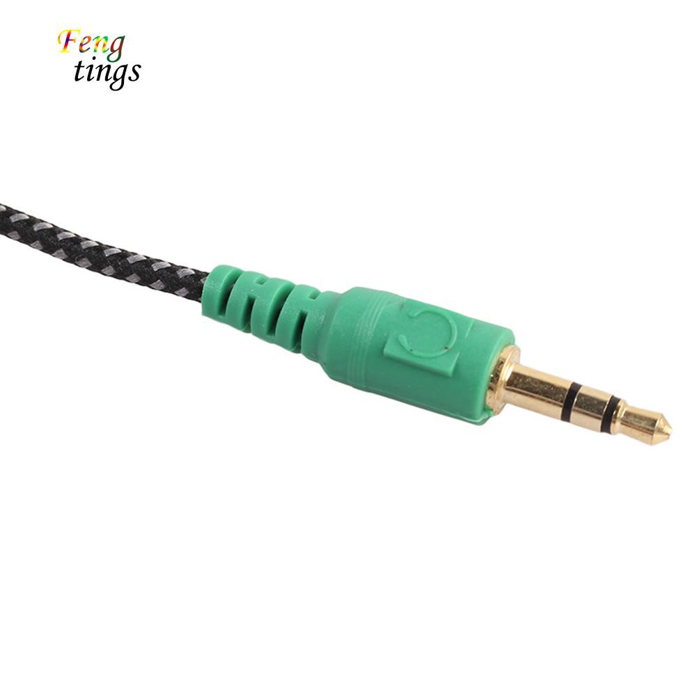 Cáp gộp thành đầu tai nghe và mic 3.5mm thành cổng 3.5mm