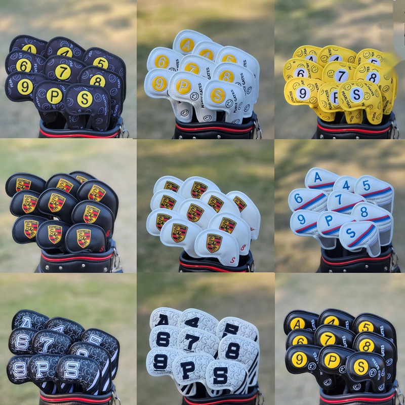 Vỏ Bọc Bảo Vệ Đầu Gậy Đánh Golf In Hình Mặt Cười Kèm Nam Châm Độc Đáo Cho Porsche WGC
