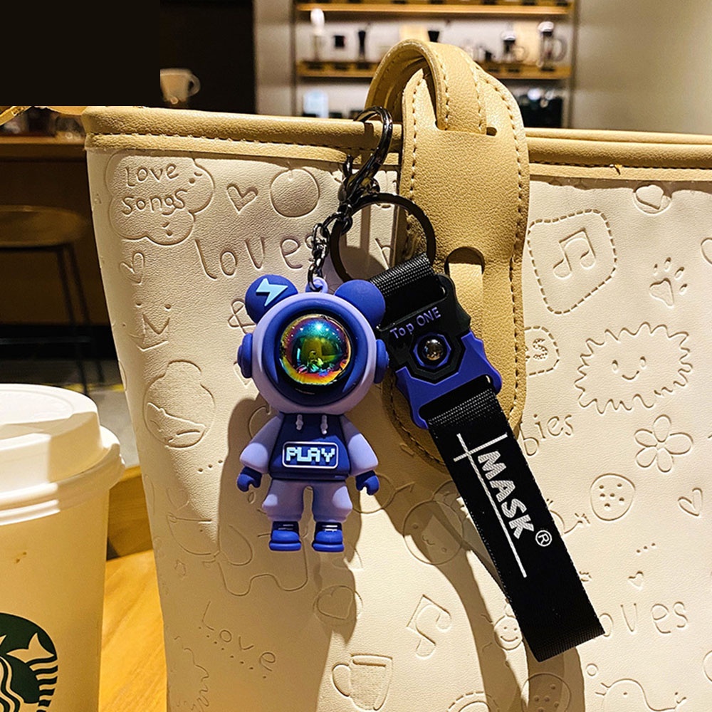 Móc Chìa Khóa Hình Gấu Dễ Thương Bằng Pvc