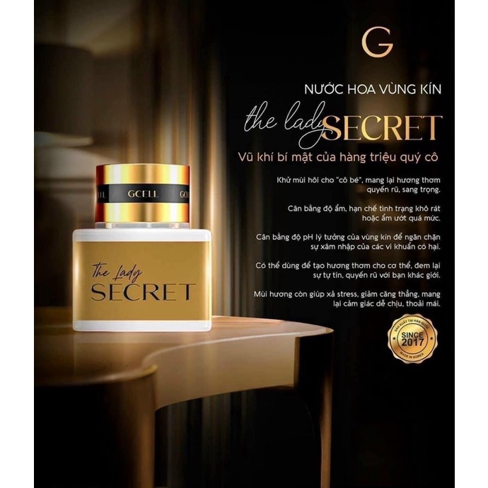 Nước Hoa Bikini Gcell The Lady Secret chuẩn sang xịn giá lại mịn