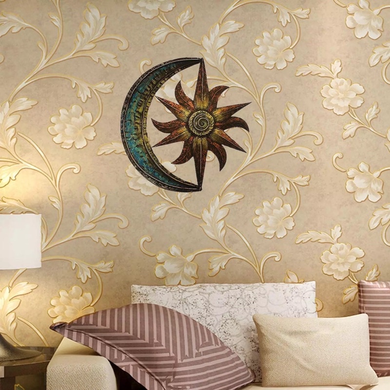 Sắt uốn mỹ nghệ hình mặt trời trang trí nhà