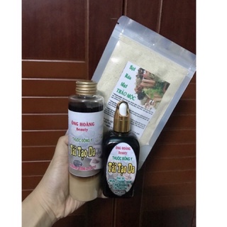 Thuốc bắc tái tạo da Ông Hoàng kèm bột rửa mặt