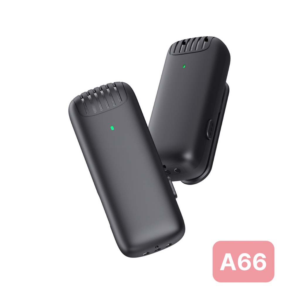 Micro Không Dây Cài Áo Kèm Hộp Sạc A66