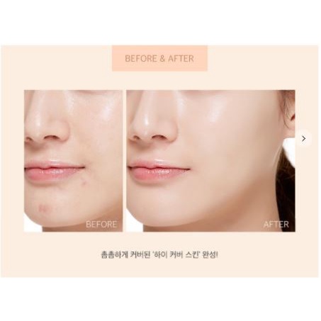 Phấn Nước Missha Magic Cushion Cover Lasting SPF50+ PA+++ (Mẫu mới 2019)