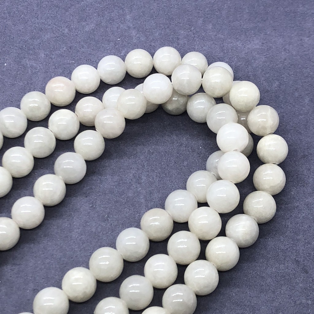 Chuỗi Hạt Đá Ngọc Bích Tròn Tự Nhiên 6-12mm Dùng Làm Vòng Tay Diy