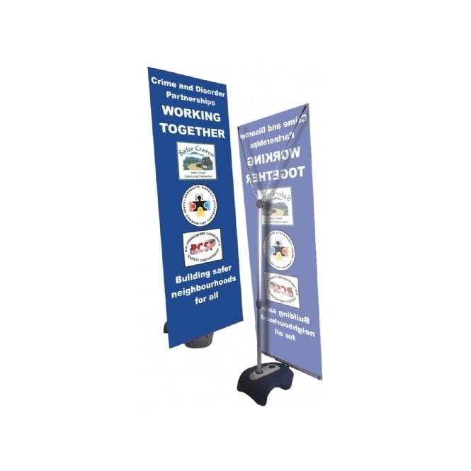 Chân standee đế nước kích thước, cản gió ngoài trời size 60*160cm-80*180cm