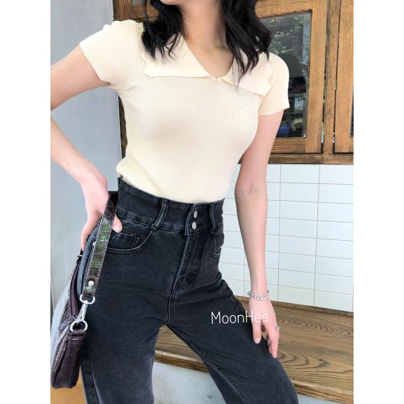 Áo Len Mỏng Có Cổ 5123 MoonHee