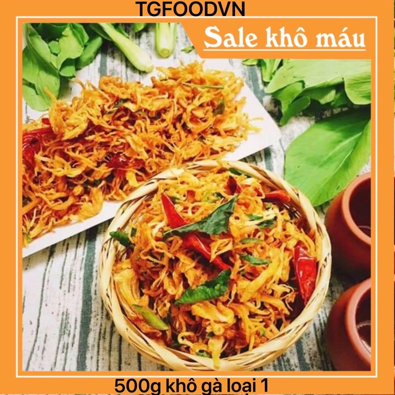 Khô Gà lá chanh 250gr-500gr