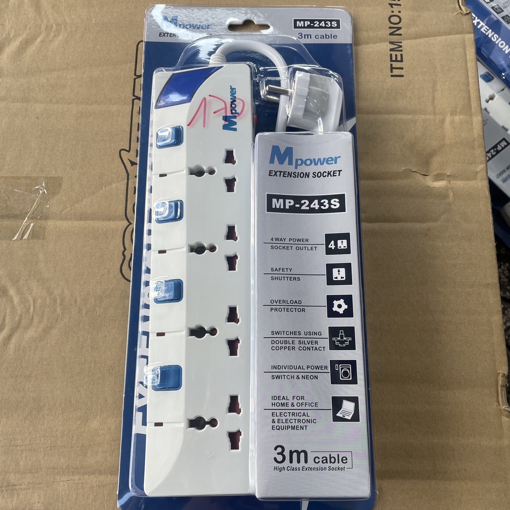 Dây ổ cắm đa năng nối dài có cổng USB