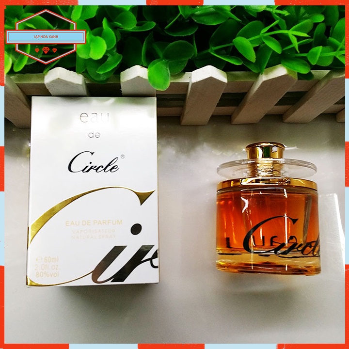Nước Hoa Eau De Circle Nữ Tính Cao Cấp Lọ Dầu Thơm Lưu Hương Lâu Tạp Hóa Xanh